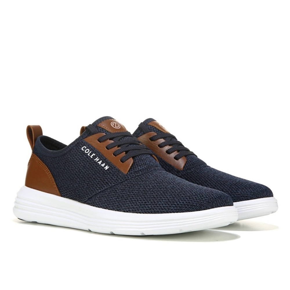 Cole Haan Journey knit Men's Blue and Brown Sneakers size 12